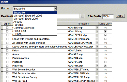 Data Export